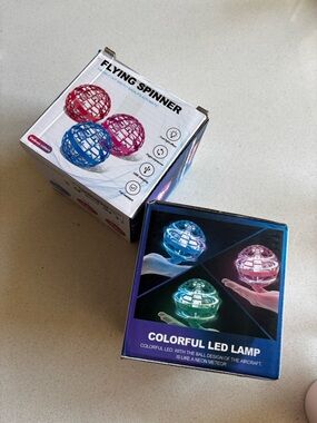 ASOS 2 pc Colorful LED Lamp - Blue and Pink